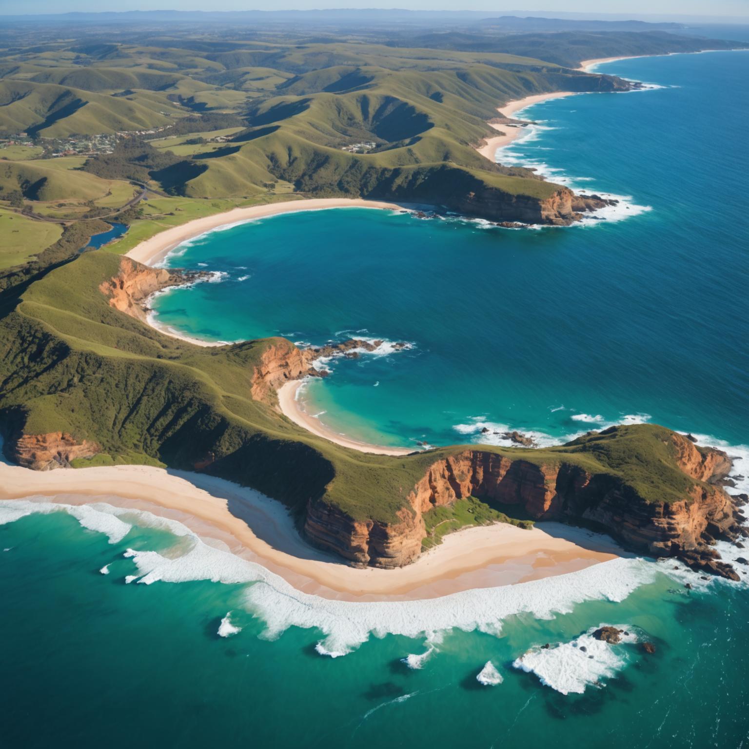 Stunning coastal views along Australia's east coast