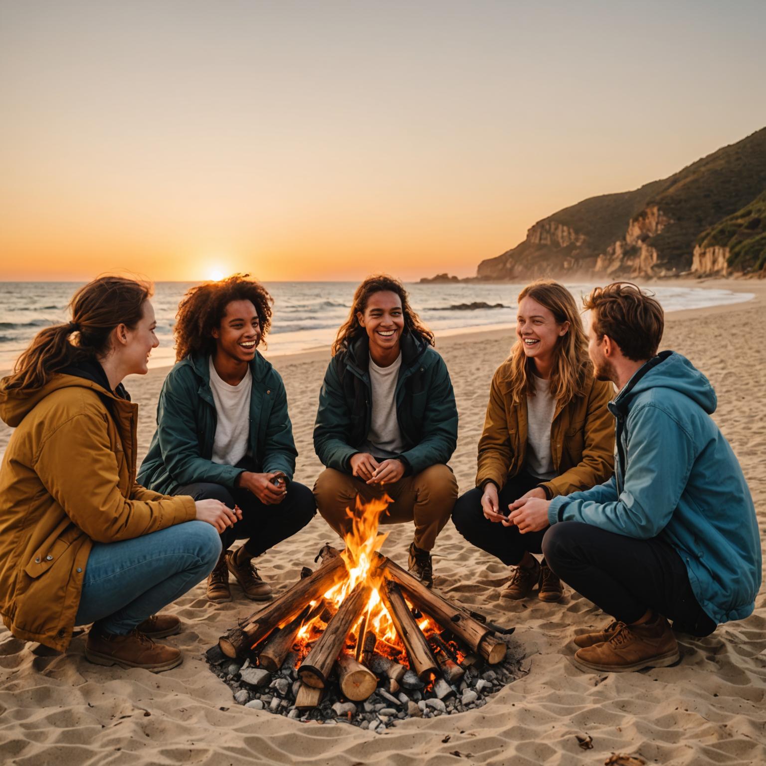 Travellers exploring the Australian outback on a guided group tour